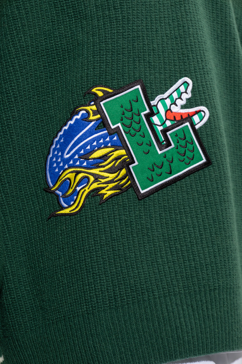 Lacoste logo-patch tote bag - SchaferandweinerShops Japan